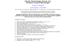 Desktop Screenshot of pandion.claritytech.com